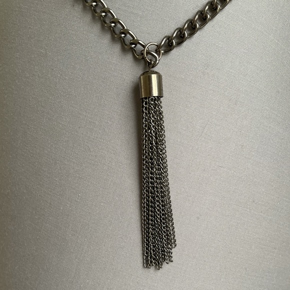 Banana Republic Metal Tassel Necklace - Picture 2 of 4